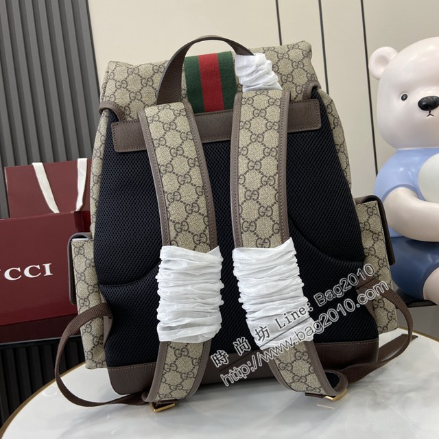 Gucci專櫃古馳最經典款男士雙肩背包 jh2804型號:  598140